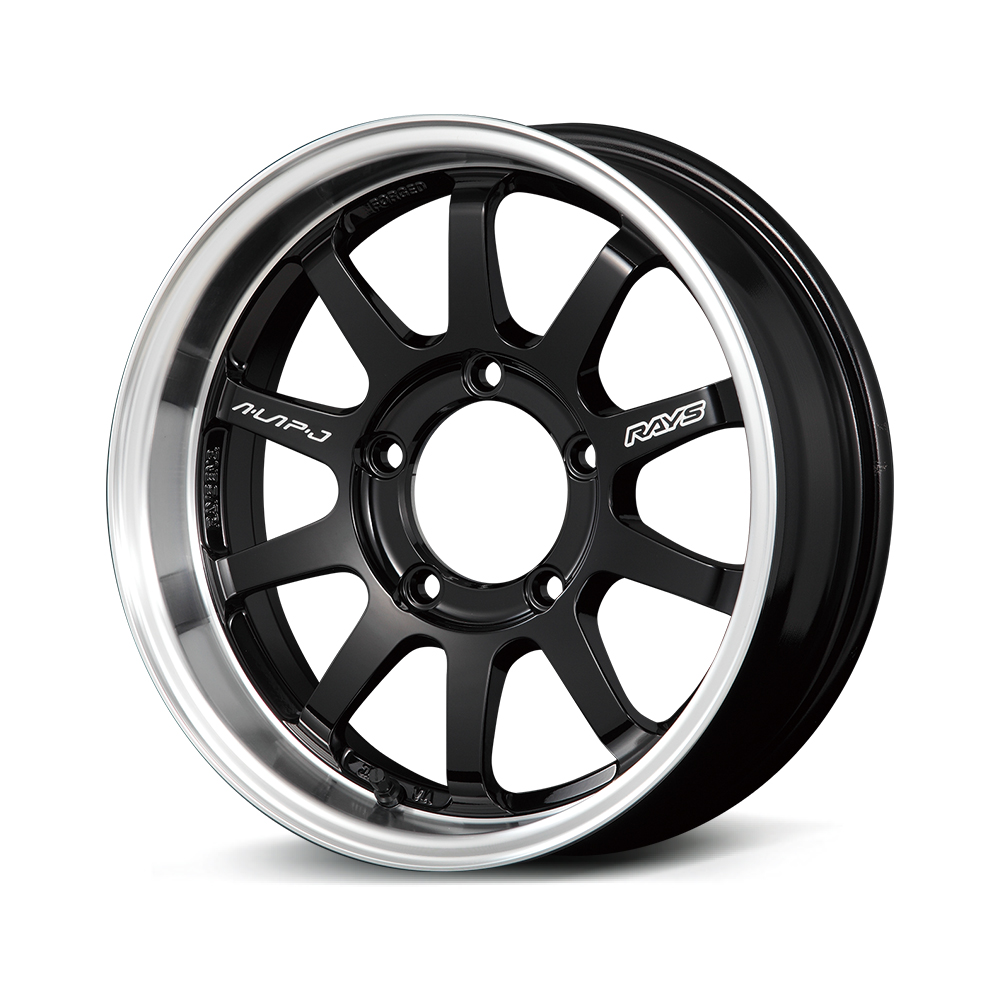 Rays A-Lap J (16x5.5J 0 Offset) (Gunmetal and Chrome)