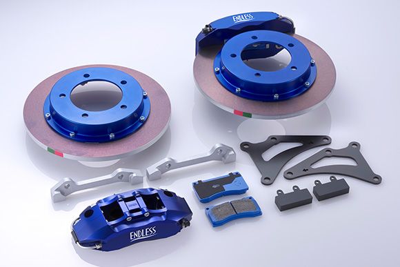 Endless 4 Piston Inch Up Brake Kit with 2 Piece Rotors (Front)